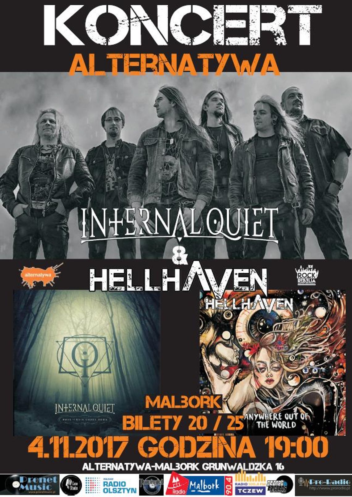 Koncert: Internal Quiet + Hellhaven