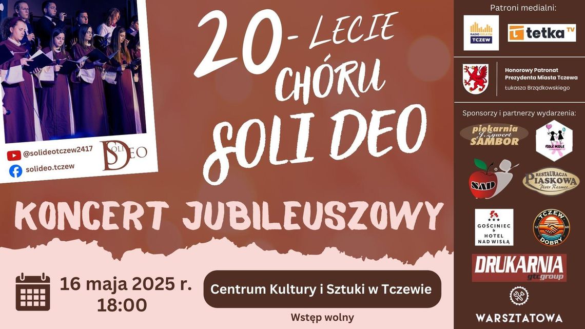 Koncert Jubileuszowy Chór Soli Deo Koncert Jubileuszowy Chór Soli Deo