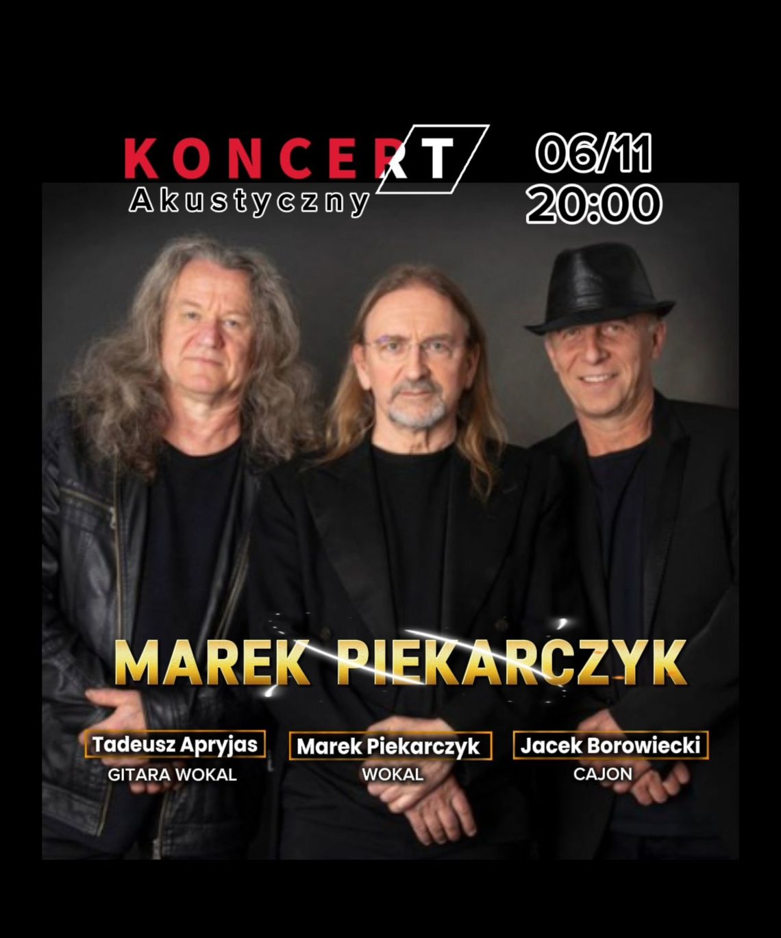 Koncert: Marek Piekarczyk akustycznie Koncert: Marek Piekarczyk akustycznie