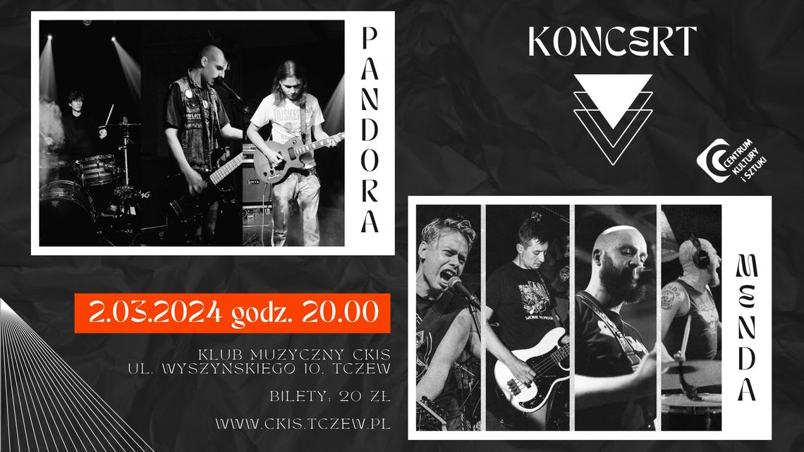 Koncert: Pandora + Menda Koncert: Pandora + Menda