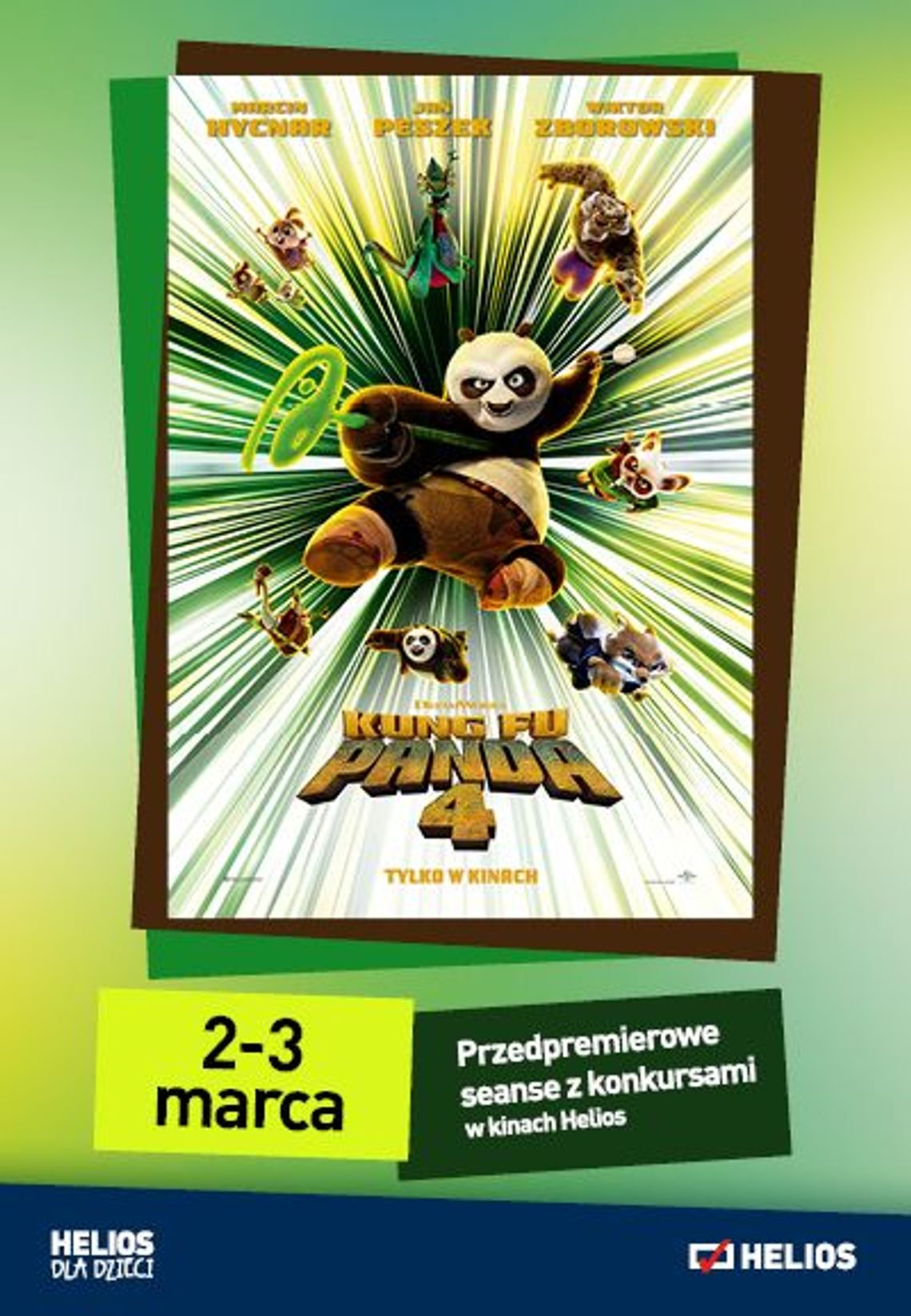 KUNG FU PANDA 4. Przedpremierowe seanse z konkursami 2-3 marca KUNG FU PANDA 4. Przedpremierowe seanse z konkursami 2-3 marca