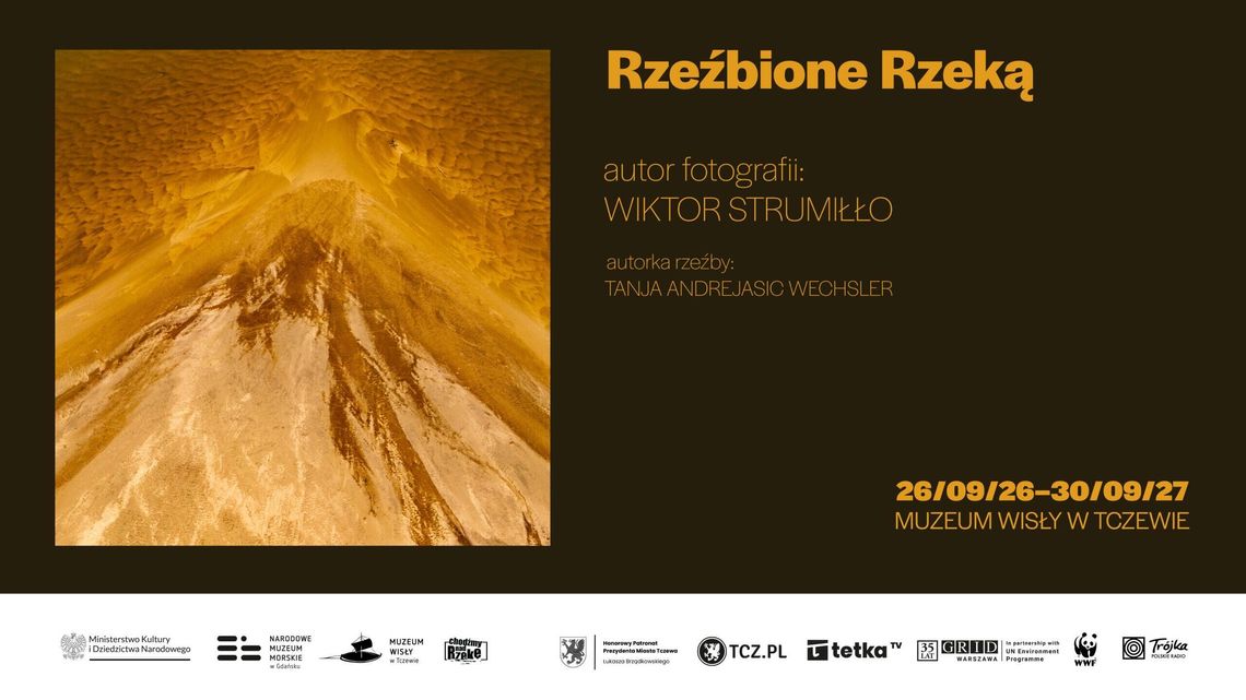 Kuratorskie oprowadzanie po wystawie "Rzeźbione rzeką" Kuratorskie oprowadzanie po wystawie "Rzeźbione rzeką"