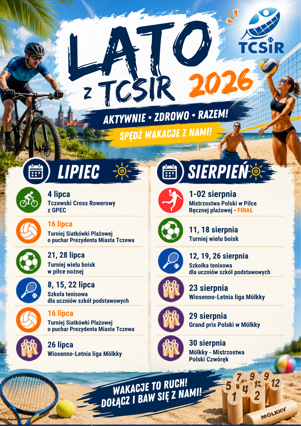 Lato z TCSiR - Szkółka tenisowa Lato z TCSiR - Szkółka tenisowa