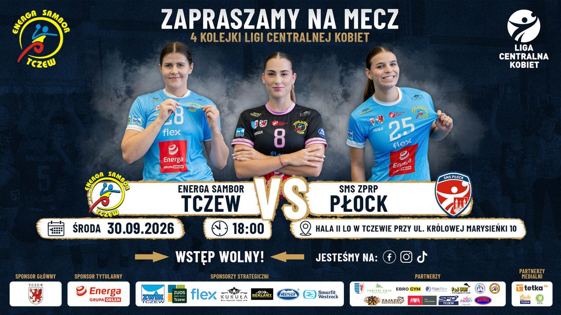 Liga Centralna Kobiet: Energa Sambor Tczew - SMS ZPRP Płock