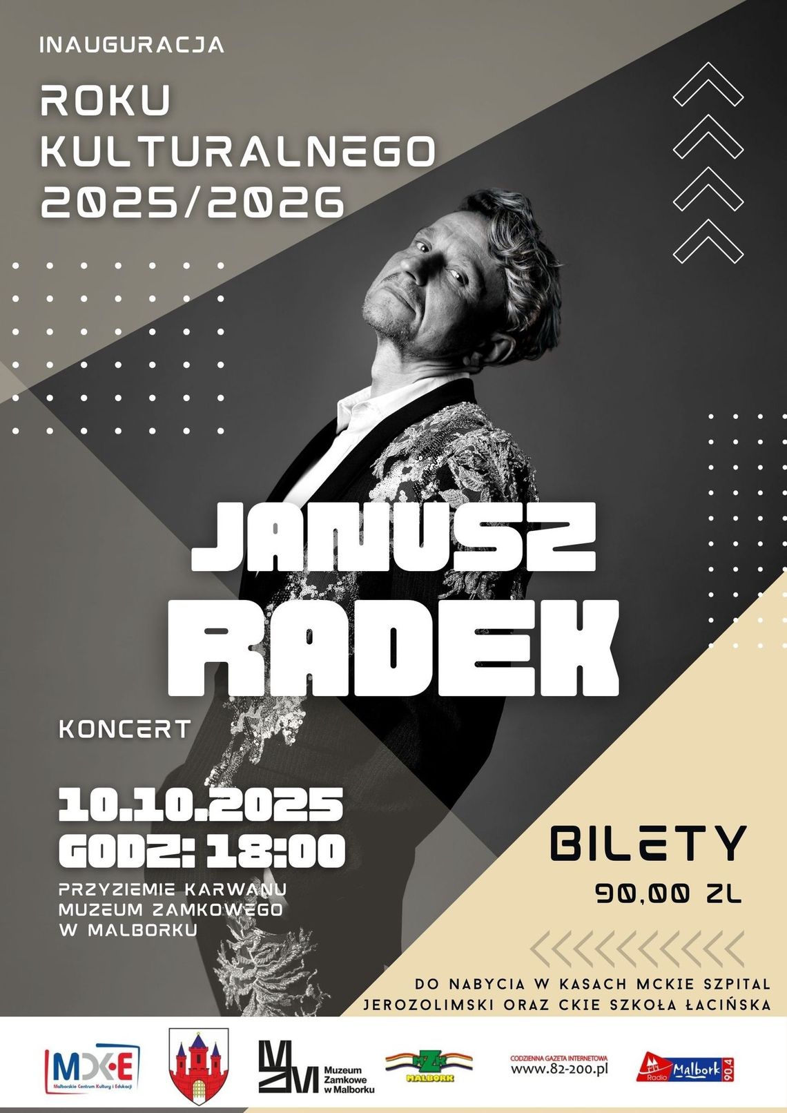 Malbork: koncert Janusza Radka Malbork: koncert Janusza Radka