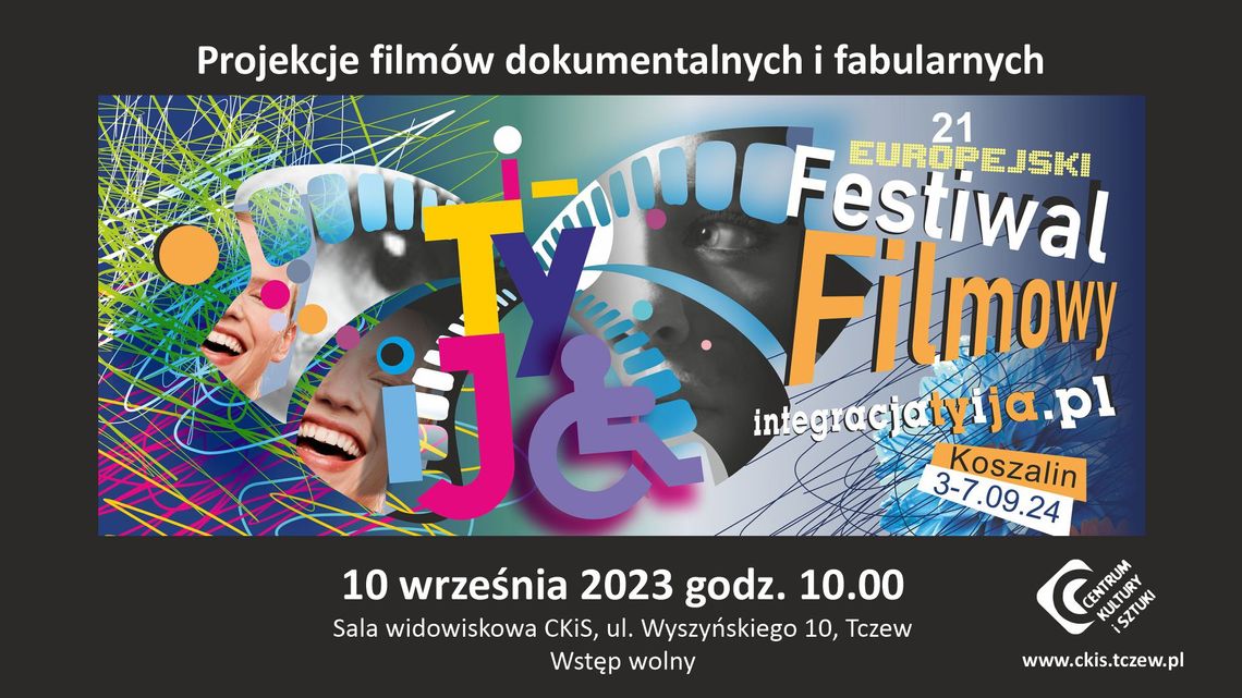 Mały Festiwal Ty i Ja - projekcje filmowe z 21. Europejskiego Festiwalu Filmowego Integracja Ty i Ja