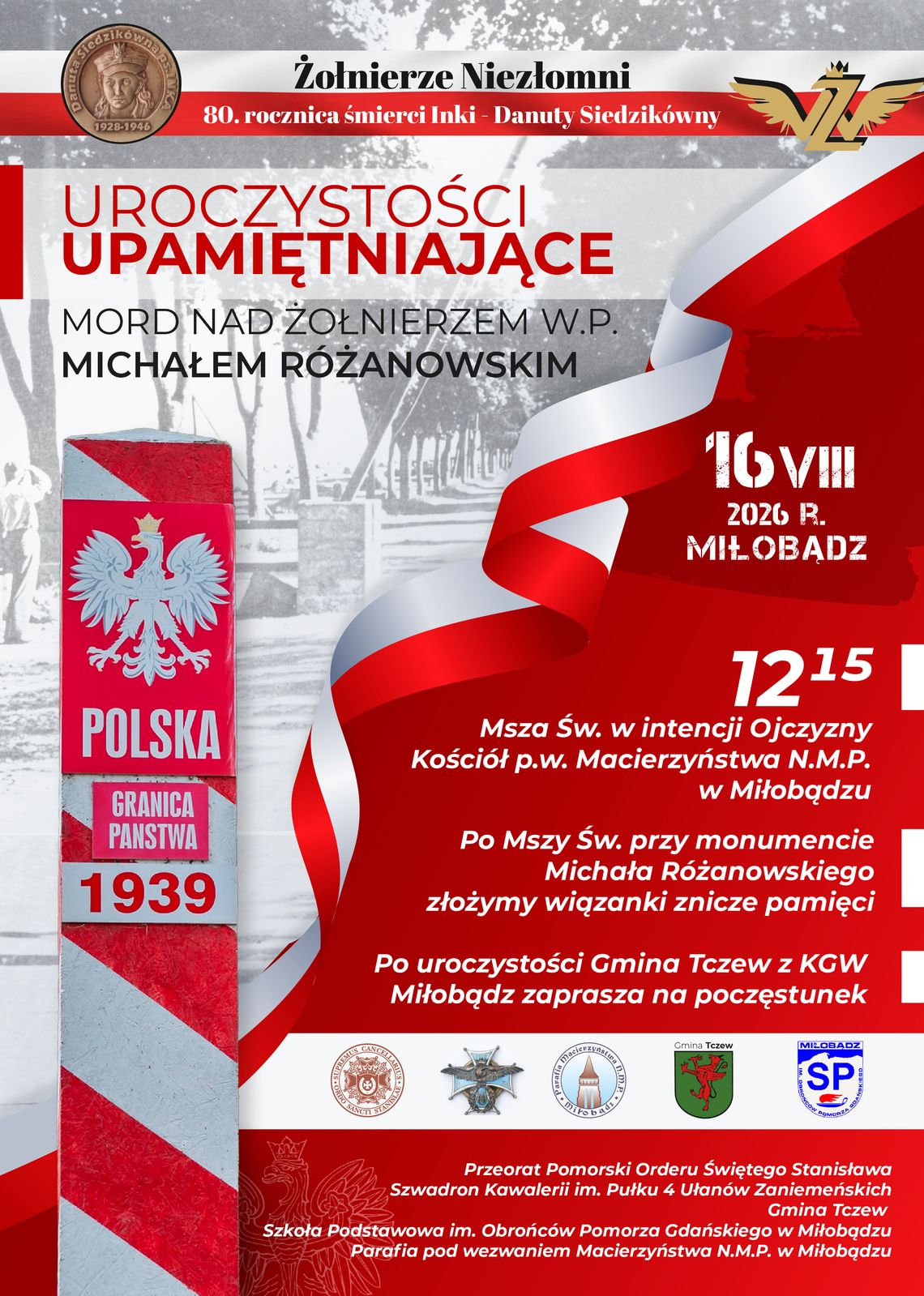 Miłobądz: 87. rocznica śmierci Michała Różanowskiego Miłobądz: 87. rocznica śmierci Michała Różanowskiego