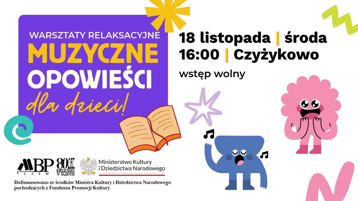 Muzyczne opowieści | warsztaty relaksacyjne dla dzieci Muzyczne opowieści | warsztaty relaksacyjne dla dzieci