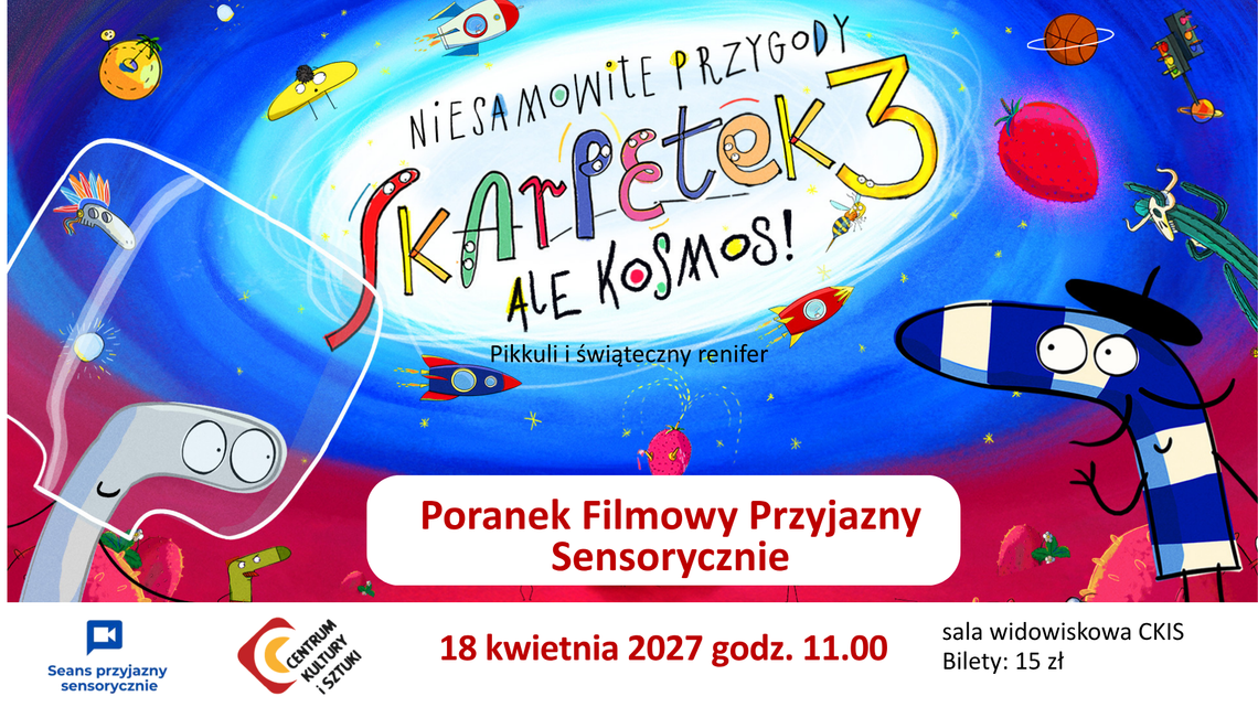Niesamowite przygody skarpetek 3 - Poranek Filmowy Przyjazny Sensorycznie