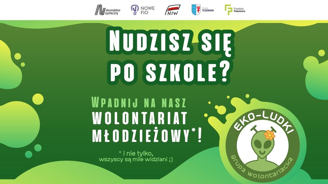 Nudzisz się po szkole? Wpadnij na wolontariat młodzieżowy! Nudzisz się po szkole? Wpadnij na wolontariat młodzieżowy!