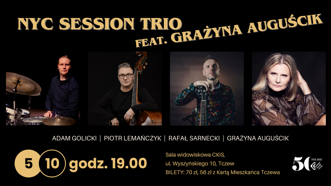 NYC session Trio z Grażyną Auguścik – koncert jazzowy NYC session Trio z Grażyną Auguścik – koncert jazzowy