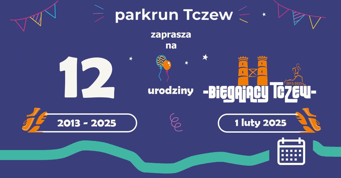 Parkrun Tczew - 12 urodziny Biegającego Tczewa Parkrun Tczew - 12 urodziny Biegającego Tczewa