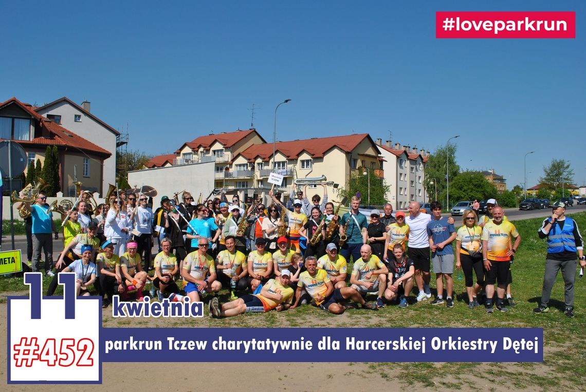 Parkrun Tczew charytatywnie dla Harcerskiej Orkiestry Dętej