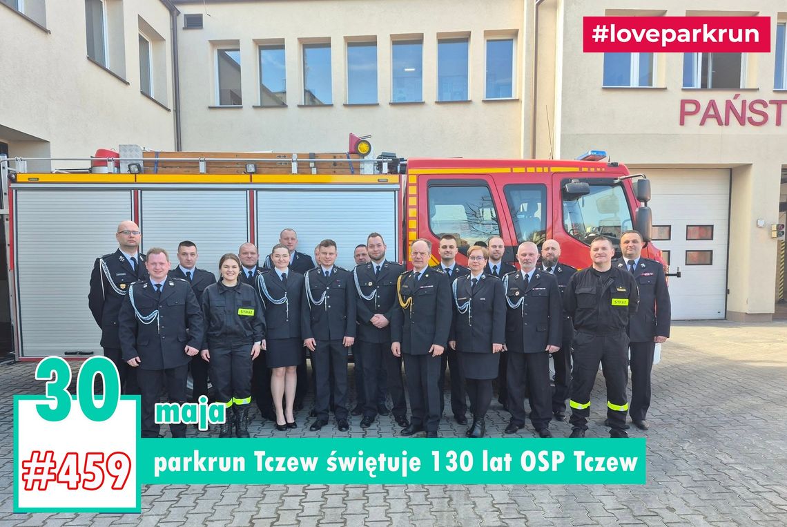 Parkrun Tczew świętuje 130 lat OSP Parkrun Tczew świętuje 130 lat OSP
