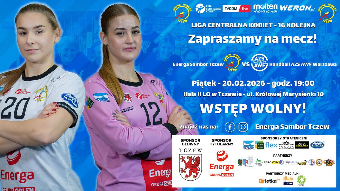 Piłka ręczna kobiet: Energa Sambor Tczew - AZS AWF Handball Warszawa Piłka ręczna kobiet: Energa Sambor Tczew - AZS AWF Handball Warszawa