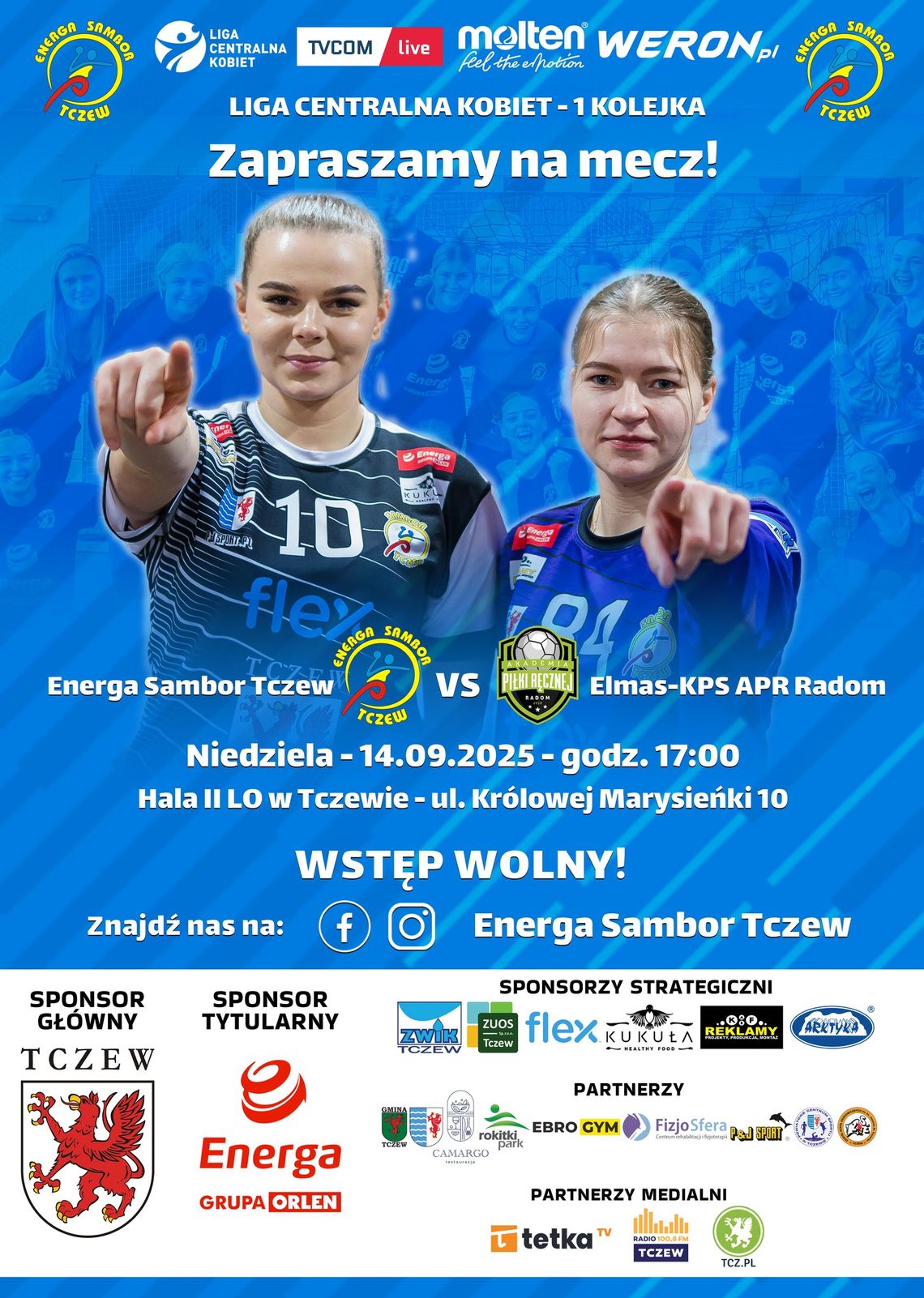 Piłka ręczna kobiet: Energa Sambor Tczew - Elmas-KPS APR Radom