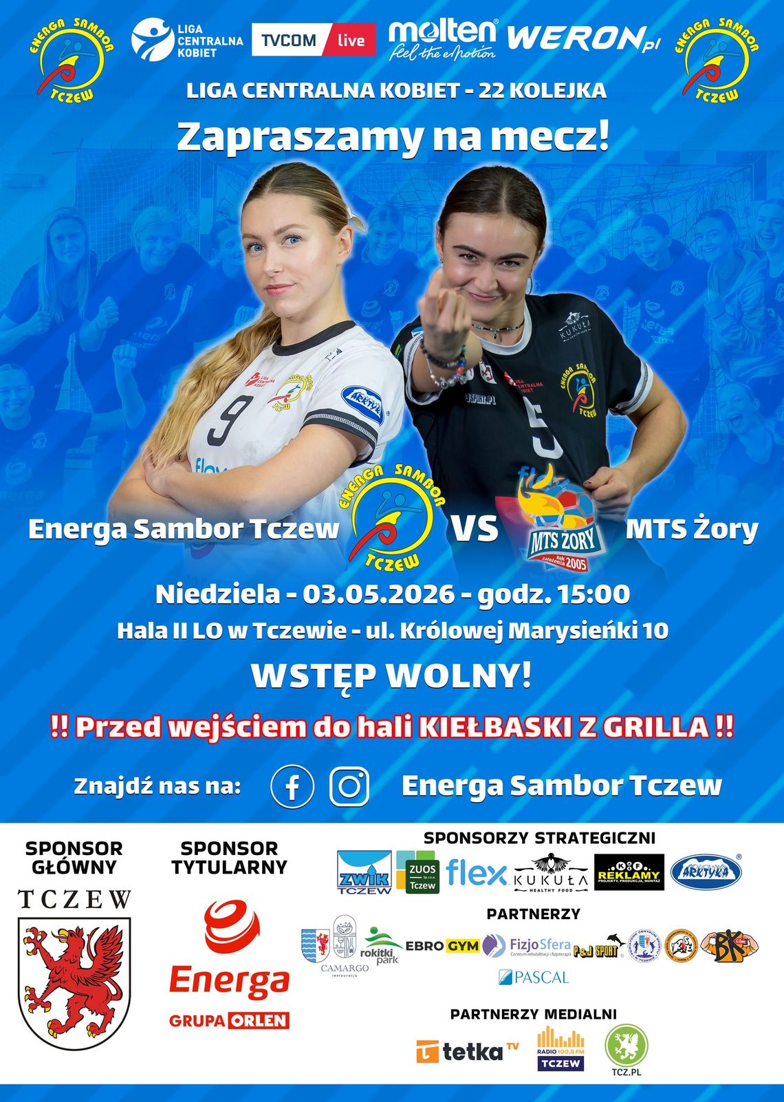 Piłka ręczna kobiet: Energa Sambor Tczew - MTS Żory