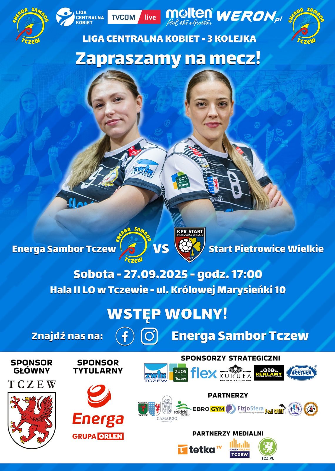 Piłka ręczna kobiet: Energa Sambor Tczew - Start Pietrowice Wielkie Piłka ręczna kobiet: Energa Sambor Tczew - Start Pietrowice Wielkie
