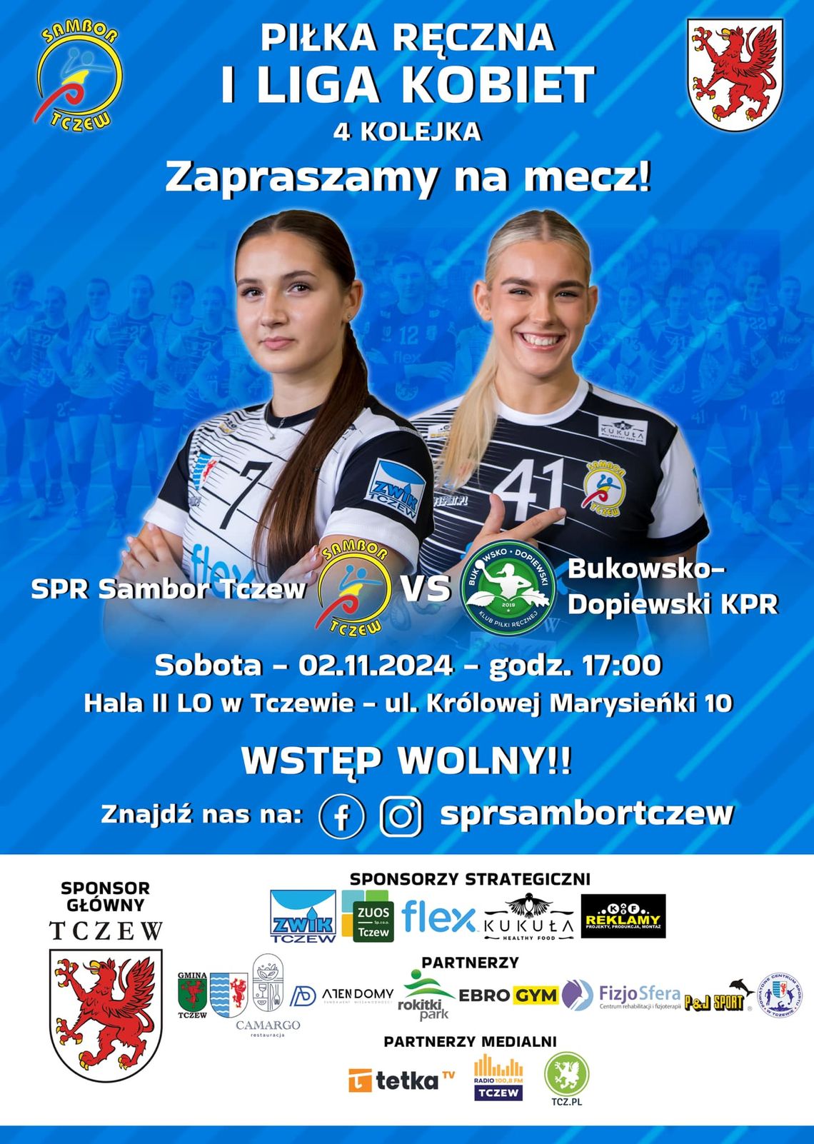 Piłka ręczna kobiet: SPR Sambor Tczew - Bukowsko-Dopiewski KPR