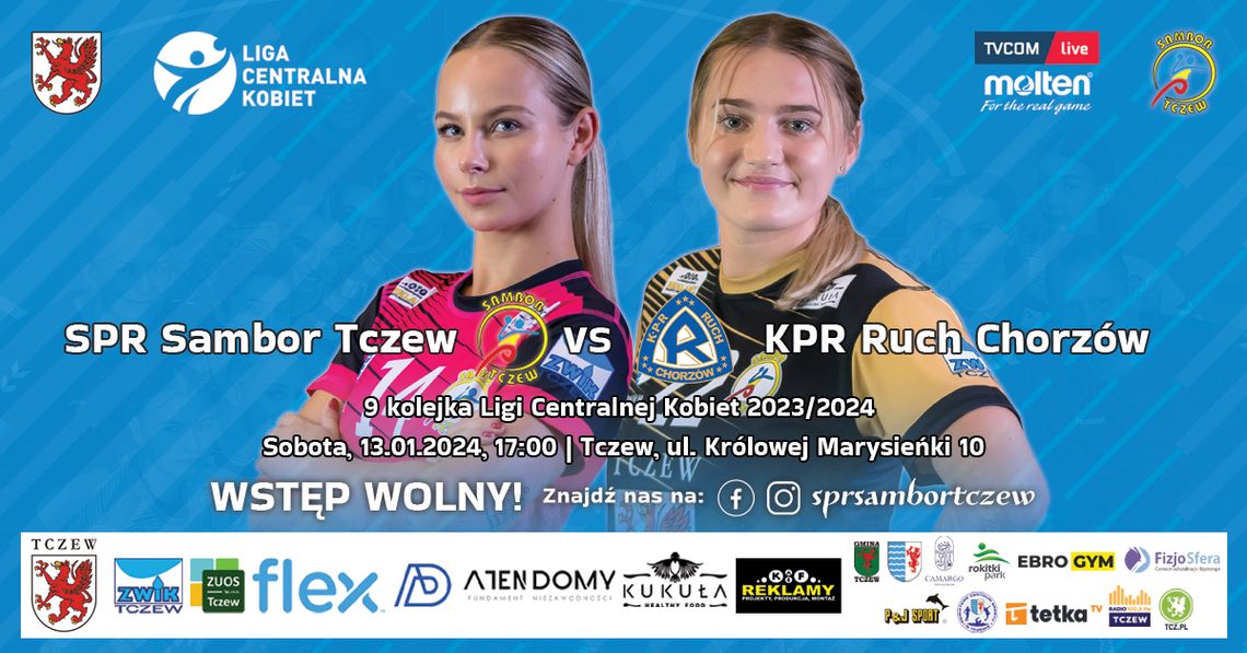 Piłka ręczna kobiet: SPR Sambor Tczew - KPR Ruch Chorzów Piłka ręczna kobiet: SPR Sambor Tczew - KPR Ruch Chorzów