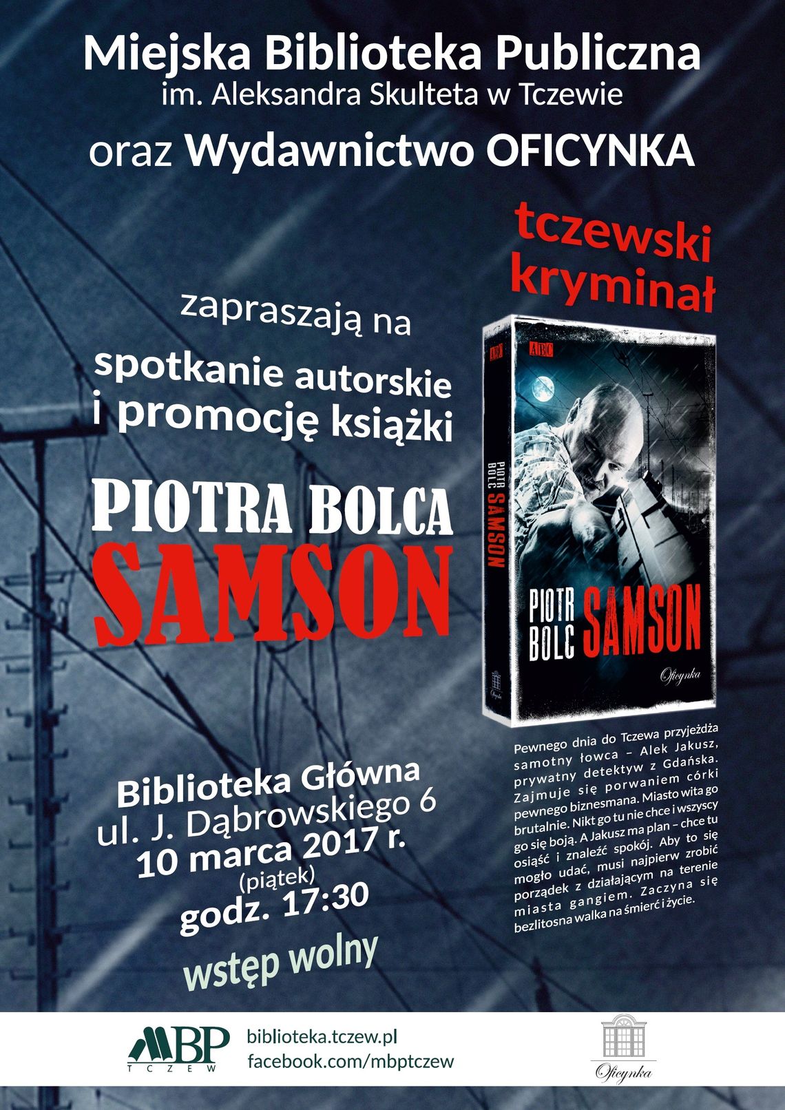 Promocja Książki "Samson" Piotra Bolca
