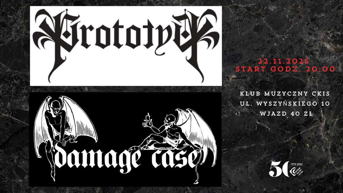 Prototyp + Damage Case - koncert Prototyp + Damage Case - koncert