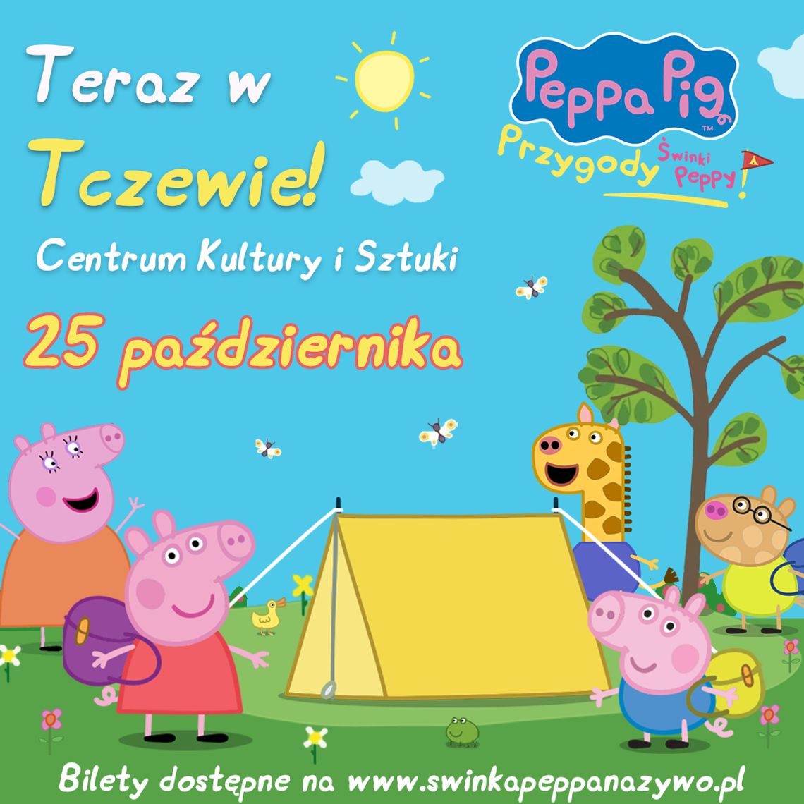 Przygody Świnki Peppy – spektakl dla dzieci Przygody Świnki Peppy – spektakl dla dzieci