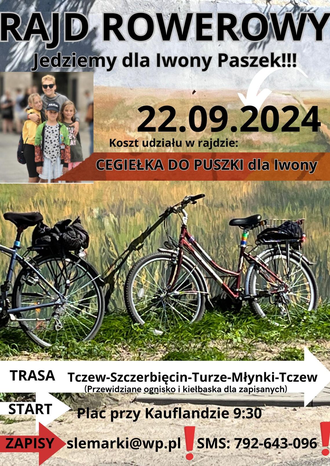 Rajd Rowerowy dla Iwony Paszek Rajd Rowerowy dla Iwony Paszek