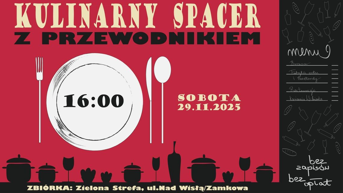 ODWOŁANY Spacer kulinarny w przewodnikiem ODWOŁANY Spacer kulinarny w przewodnikiem