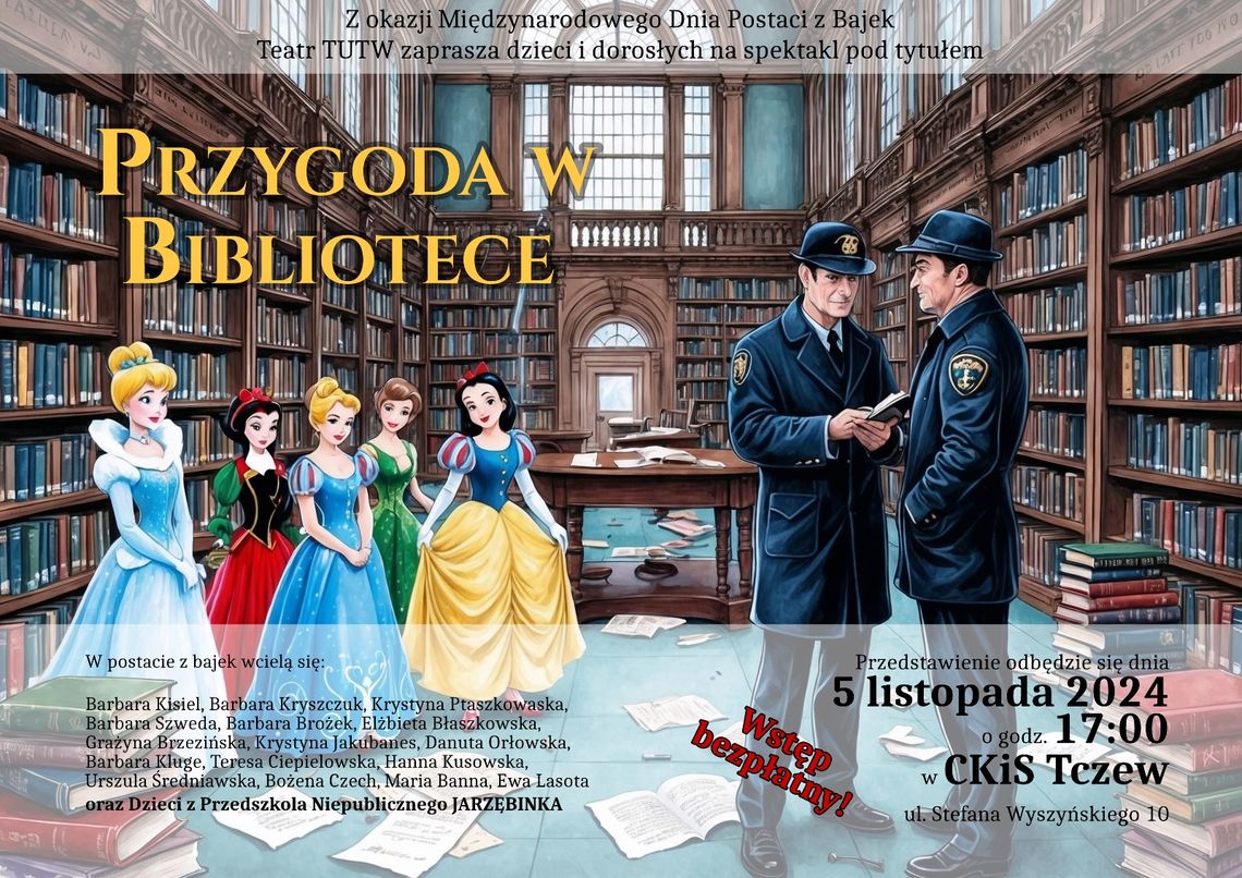 Spektakl "Przygoda w bibliotece"