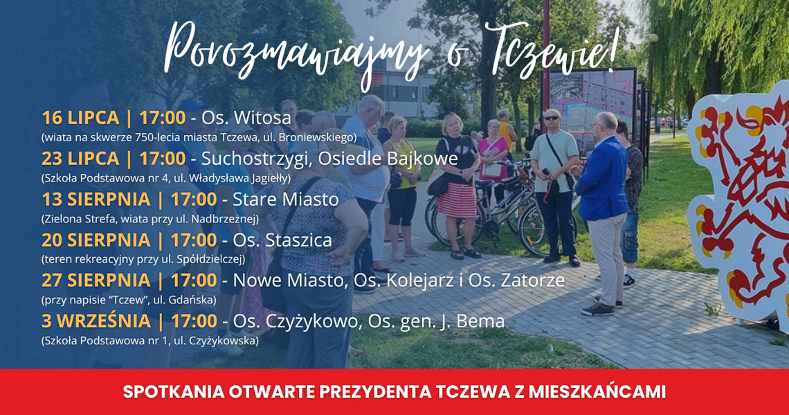 Spotkania z prezydentem Tczewa Spotkania z prezydentem Tczewa
