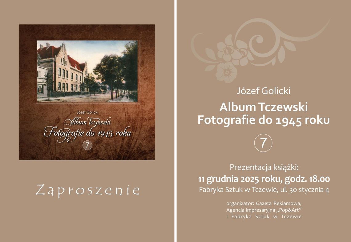 Spotkanie autorskie: Józef Golicki „Album Tczewski. Fotografie do 1945 roku. 7”