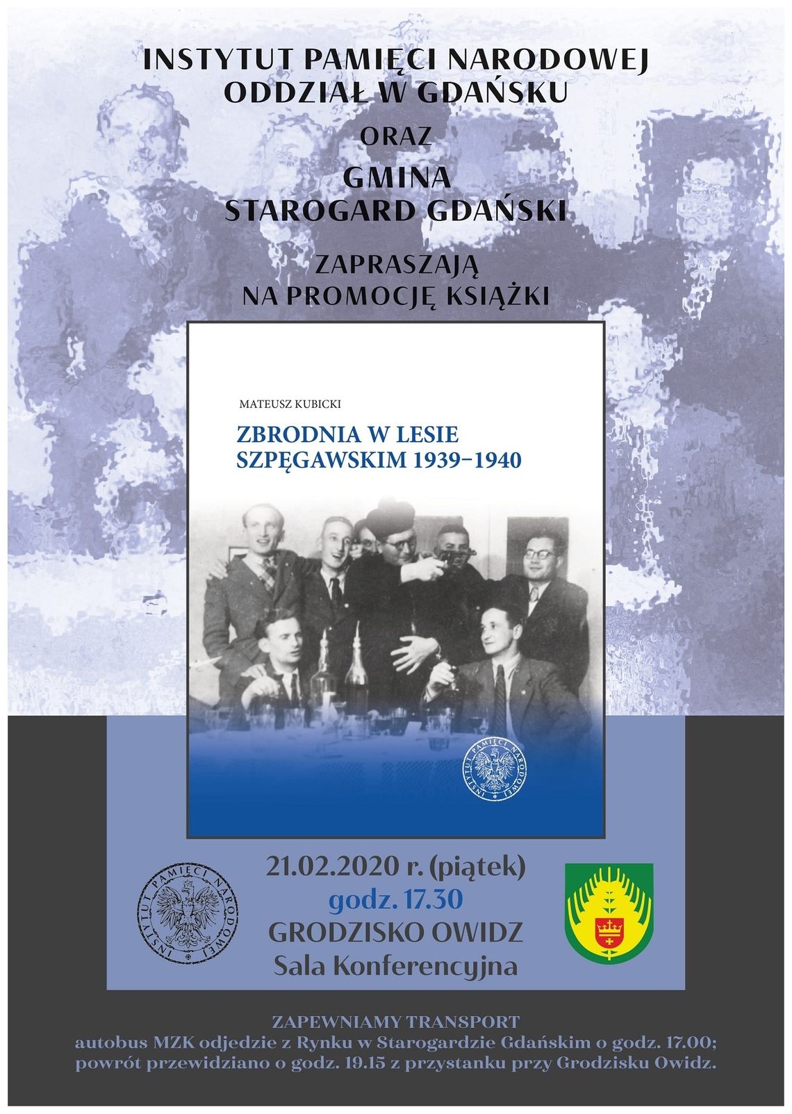 Spotkanie autorskie: Mateusz Kubicki "Zbrodnia w Lesie Szpęgawskim 1939-1940"