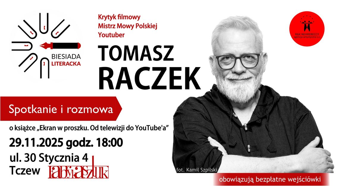 Spotkanie autorskie: Tomasz Raczek Spotkanie autorskie: Tomasz Raczek