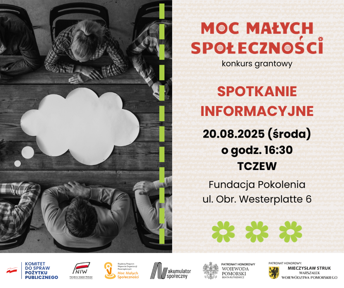 Spotkanie informacyjne: AKUMULATOR SPOŁECZNY – Moc Małych Społeczności! Spotkanie informacyjne: AKUMULATOR SPOŁECZNY – Moc Małych Społeczności!