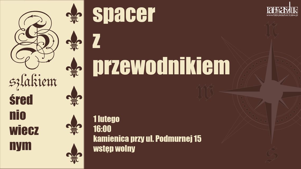 Średniowieczny spacer z przewodnikiem