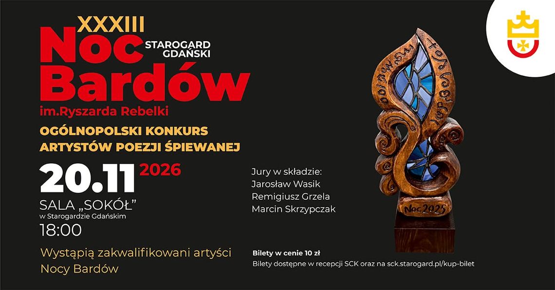 Starogard Gdański: XXXIII Noc Bardów Starogard Gdański: XXXIII Noc Bardów