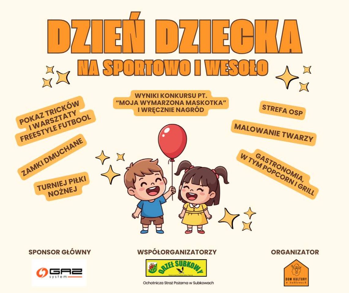 Subkowy: Dzień dziecka na sportowo i wesoło