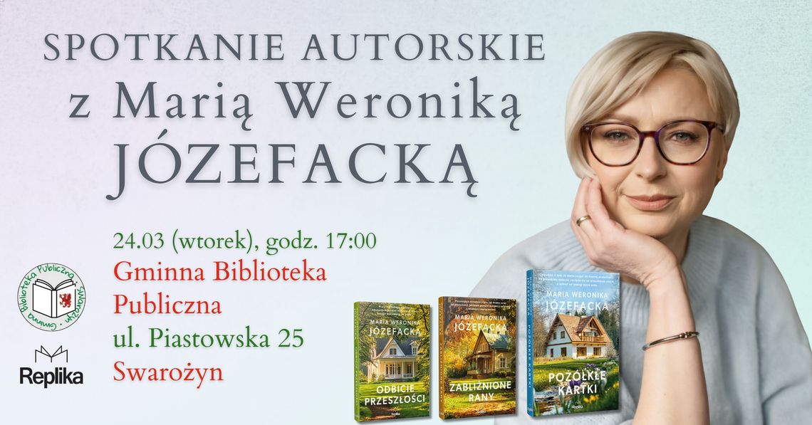 Swarożyn: spotkanie autorskie z Marią Weroniką Józefacką Swarożyn: spotkanie autorskie z Marią Weroniką Józefacką