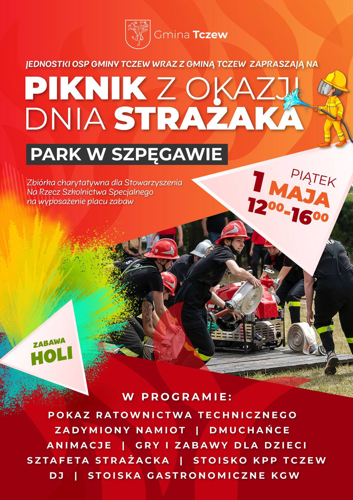 Szpęgawa: Charytatywny piknik z okazji Dnia Strażaka