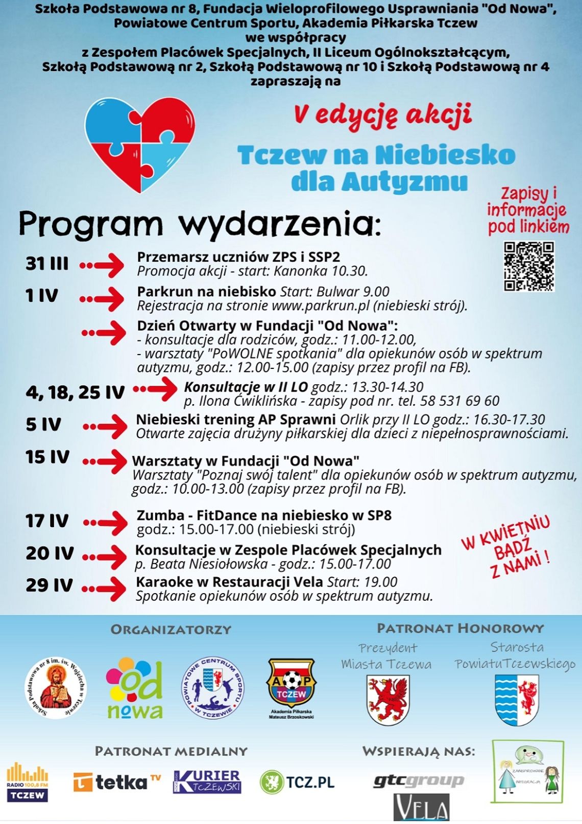 Tczew na niebiesko dla autyzmu Tczew na niebiesko dla autyzmu