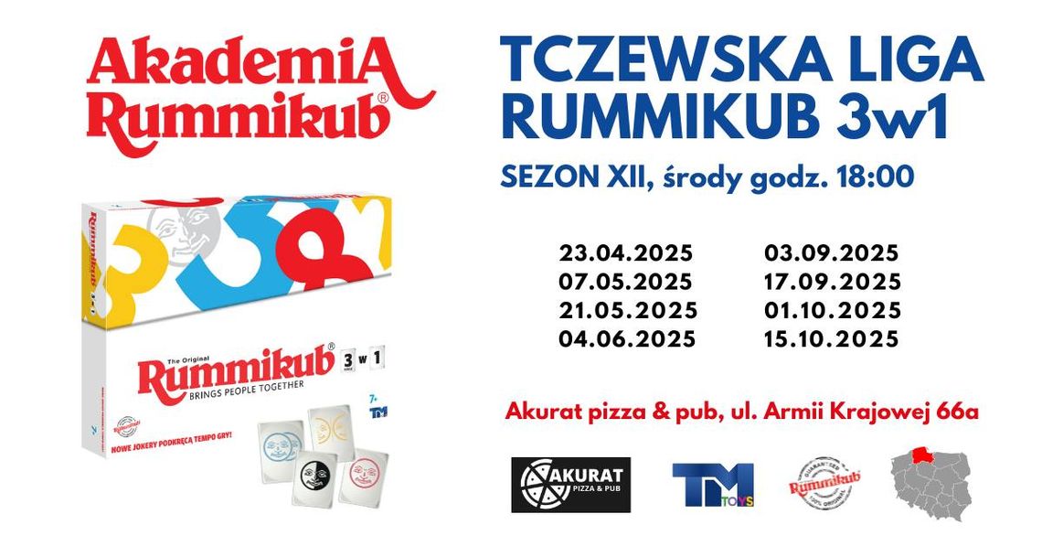 Tczewska Liga Rummicub 3w1 sezon XII Tczewska Liga Rummicub 3w1 sezon XII