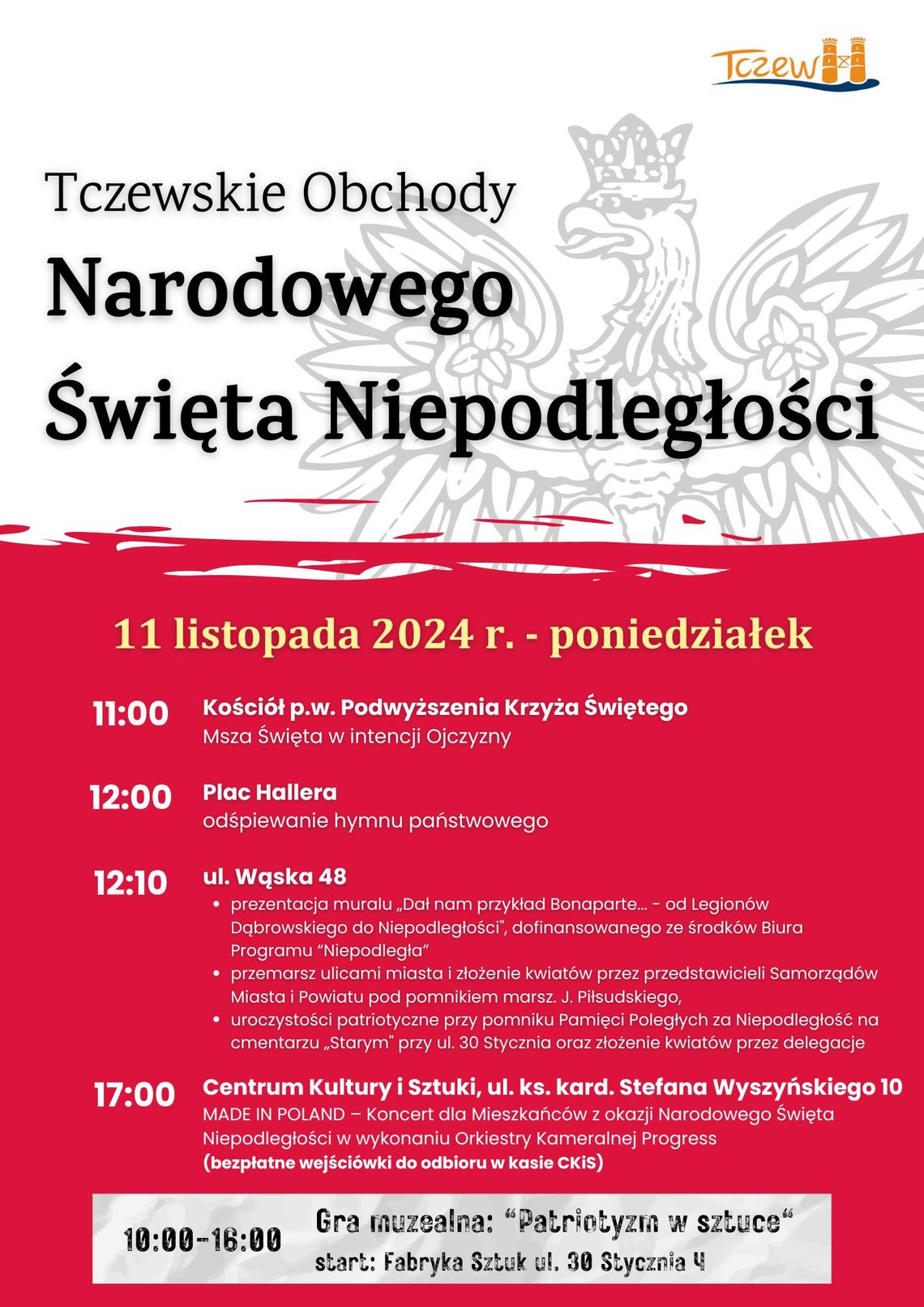 Tczewskie Obchody Narodowego Święta Niepodległości