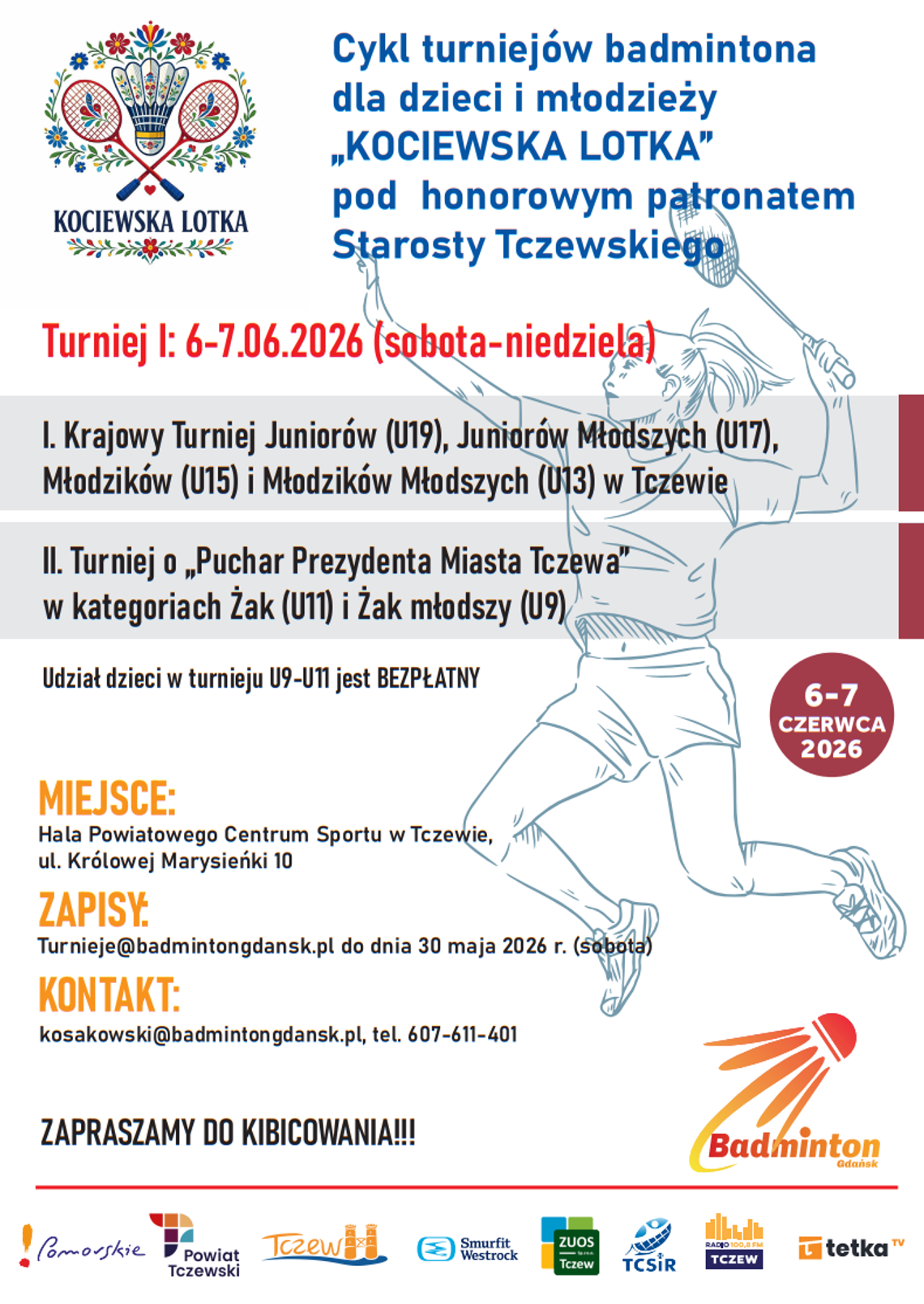 Turniej Badmintona "Kociewska Lotka"