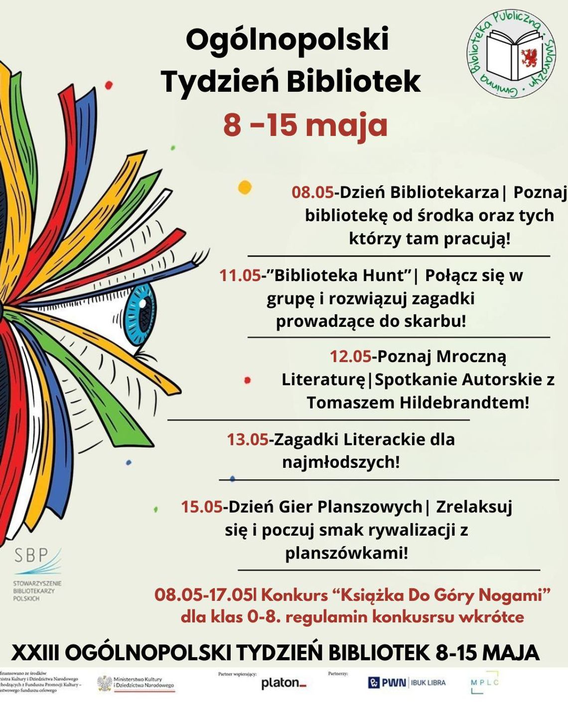 Tydzień Biblioteka w Swarożynie Tydzień Biblioteka w Swarożynie