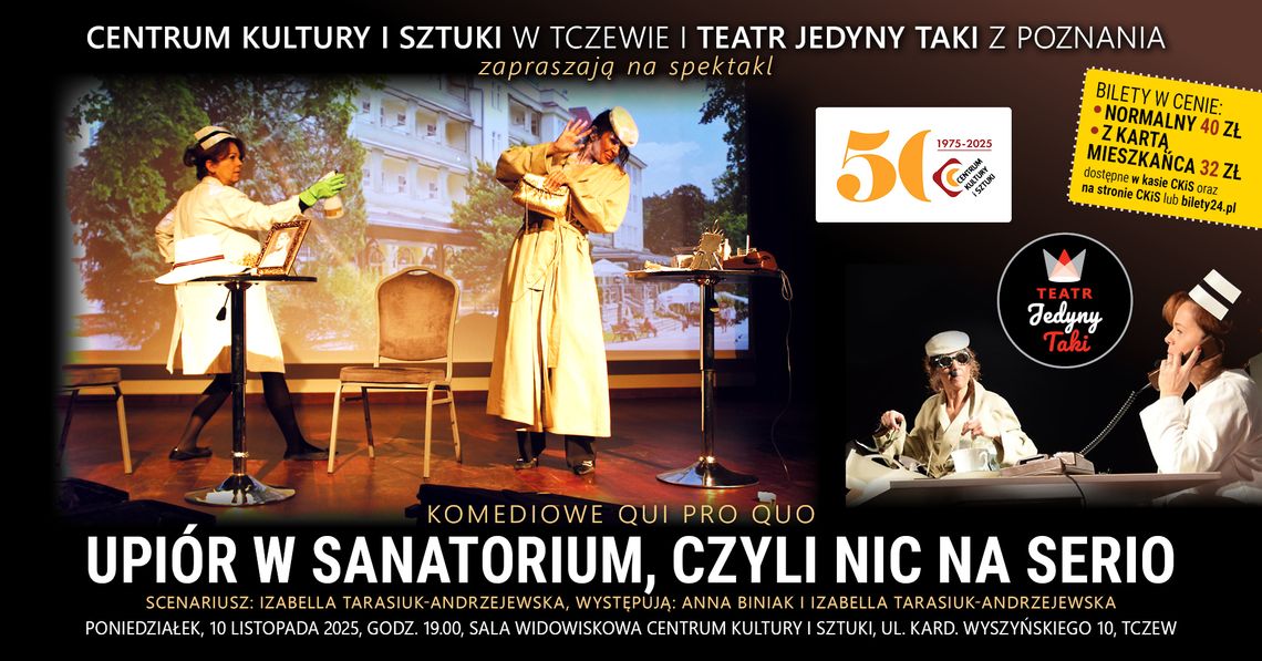 Upiór w sanatorium, czyli Nic na serio - spektakl Upiór w sanatorium, czyli Nic na serio - spektakl