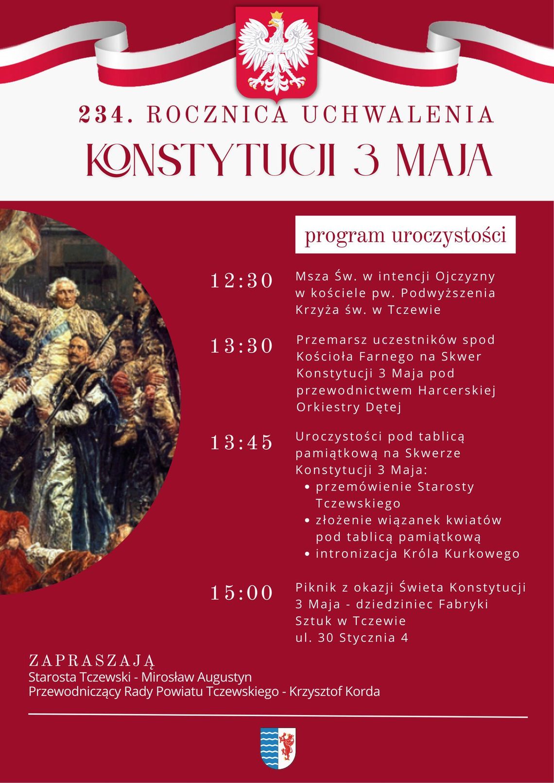 Uroczyste obchody 234. rocznicy uchwalenia Konstytucji 3 Maja Uroczyste obchody 234. rocznicy uchwalenia Konstytucji 3 Maja