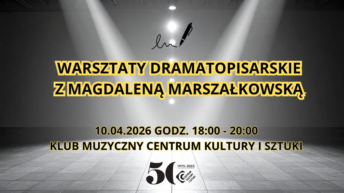 Warsztaty dramatopisarskie z Magdaleną Marszałkowską Warsztaty dramatopisarskie z Magdaleną Marszałkowską
