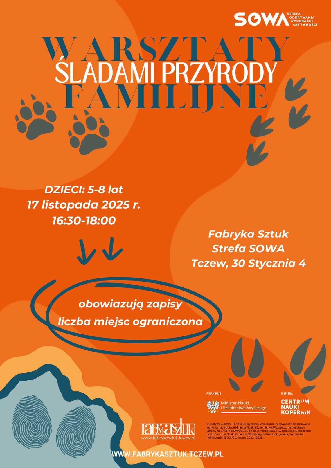 Warsztaty familijne "Śladami przyrody" Warsztaty familijne "Śladami przyrody"