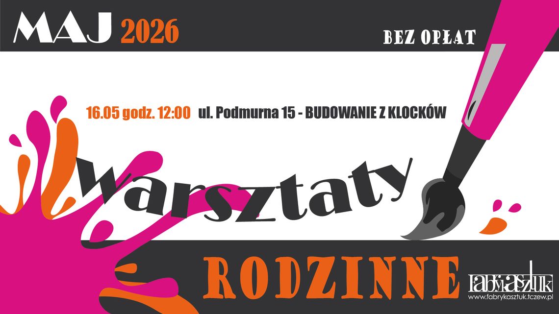 Warsztaty rodzinne - budowanie z klocków